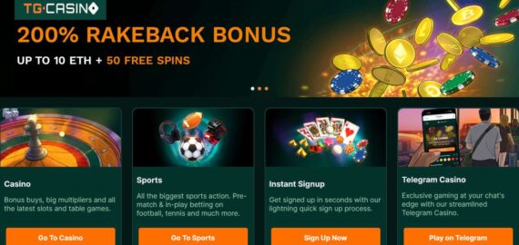 TG Casino recensione e opinioni. Pro e contro di uno dei migliori crypto casino online